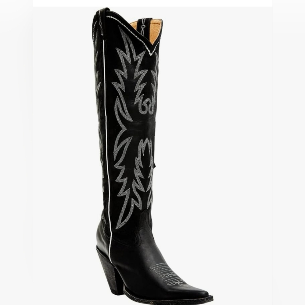 Women's Gwennie Nilo Tall Leather Western Boot Snip Toe